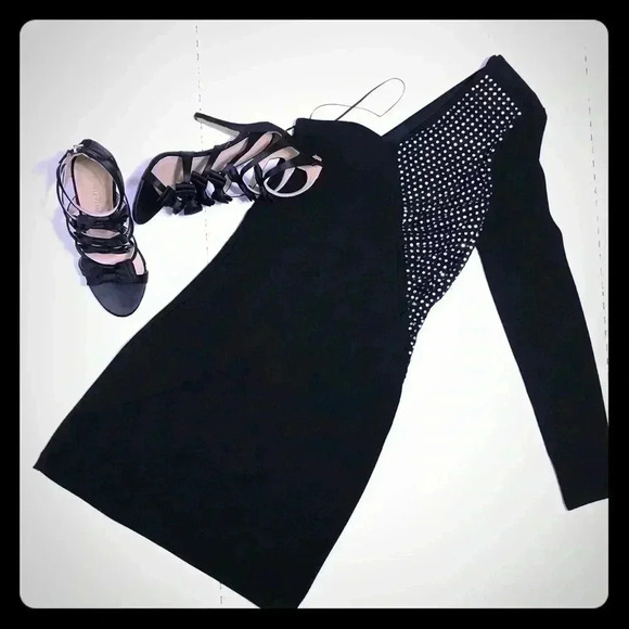 Express Black Cocktail‎ Dress Sz 0 - Picture 1 of 7